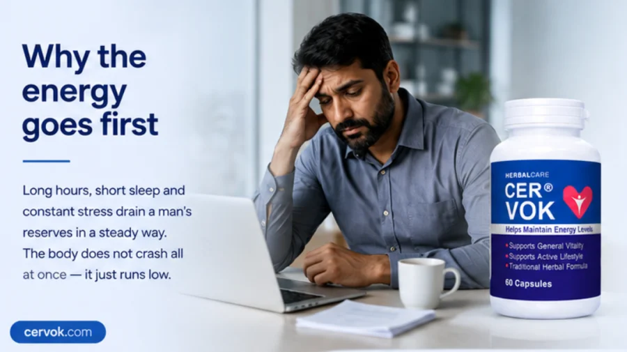 {{OFFER_NAME}} — long working days that drain a man's energy in Pakistan